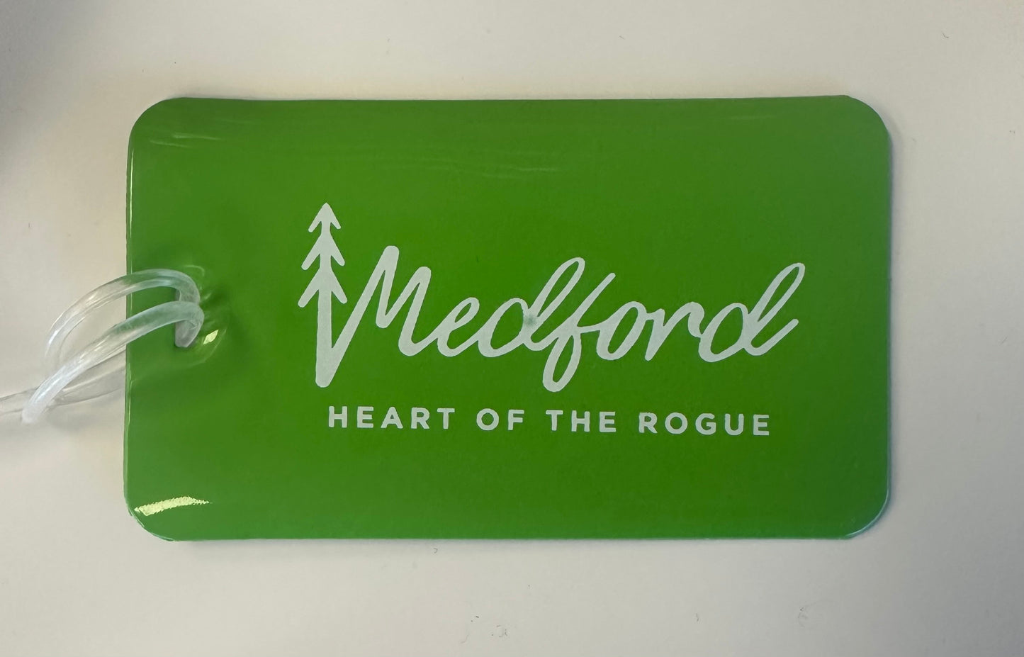 Green Luggage Tag