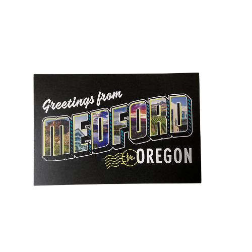Greeting from Medford Oregon Postcard