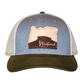Oregon State Table Rock Leather Patch Snapback Hat
