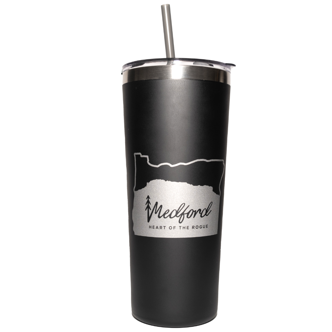 Oregon State Table Rock Stainless Steel Tumbler Black